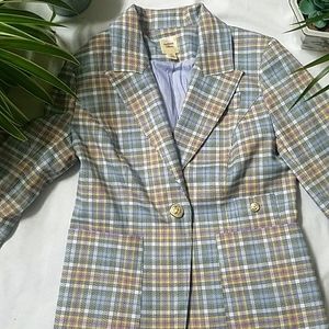 ✨3 for $10✨Pastel Plaid Blazer